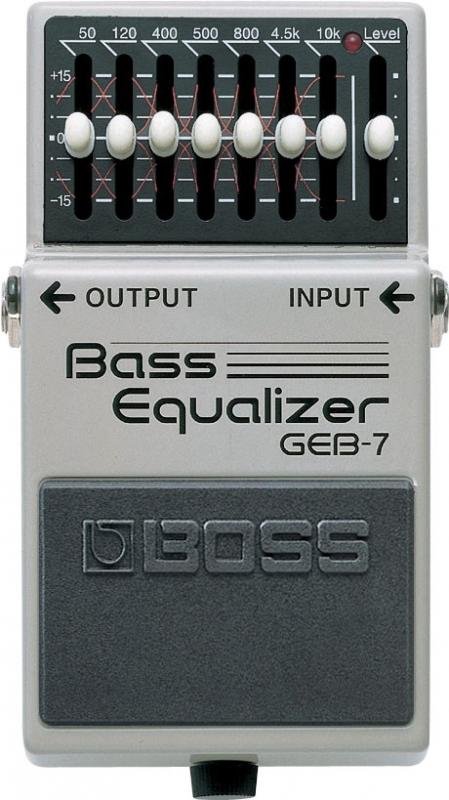 BOSS efekt pedál 7-pásmový ekvalizér pro basovou kytaru