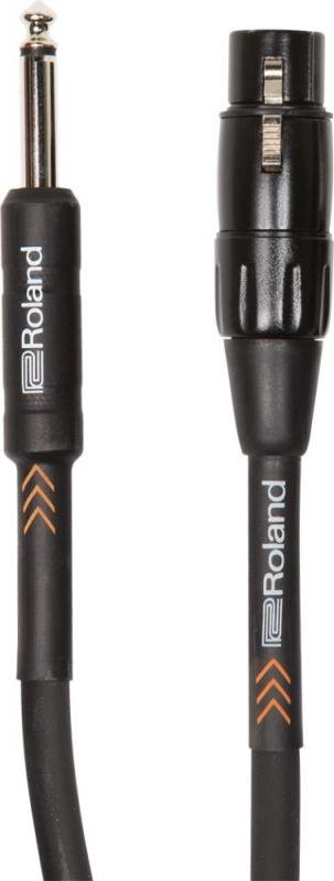 Roland mikrofonní kabel 6m, XLR-XLR, černá série