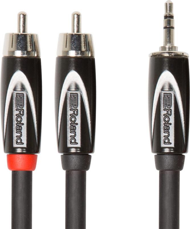 Roland kabel 3,5mm TRS jack-DUAL RCA, 3m