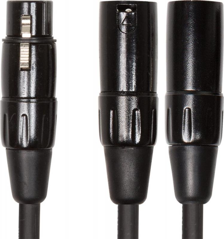 Roland IM kabel Y kabel 1 x XLR samice / 2 x XLR samec, 15cm