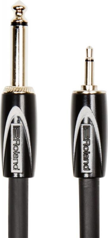 Roland kabel 1m, 3,5mm TR jack - 6,3mm TR jack