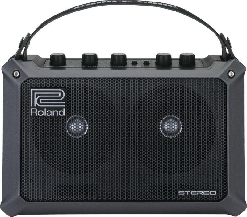 Roland elektrický kytarový zesilovač 5W, stereo, napájení bateriemi, 2x4