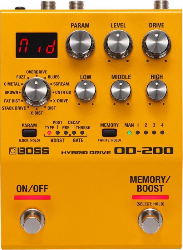 BOSS Hybrid Drive dual efektový pedál