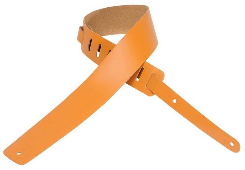 Levy's Kytarový popruh, kůže, 6cm široký, 94-130cm dlouhý, barva kůže