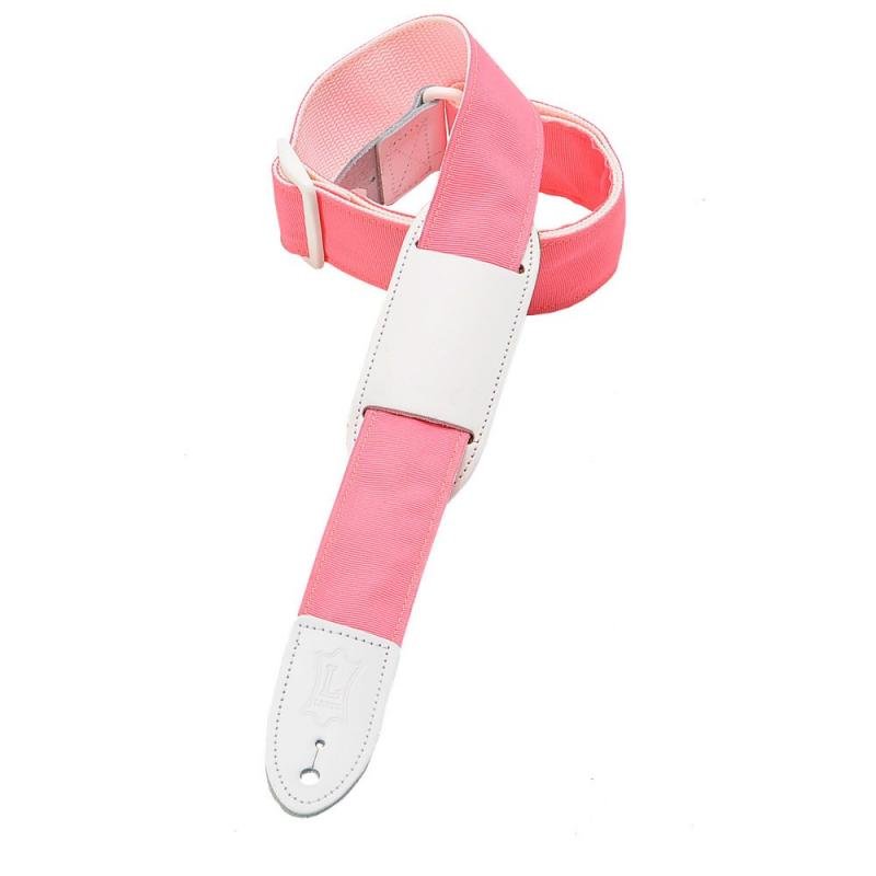 Levy's Kytarový popruh pro děti, styl pásky, kožený ramenní popruh, 4cm široký, 96cm dlouhý, růžový