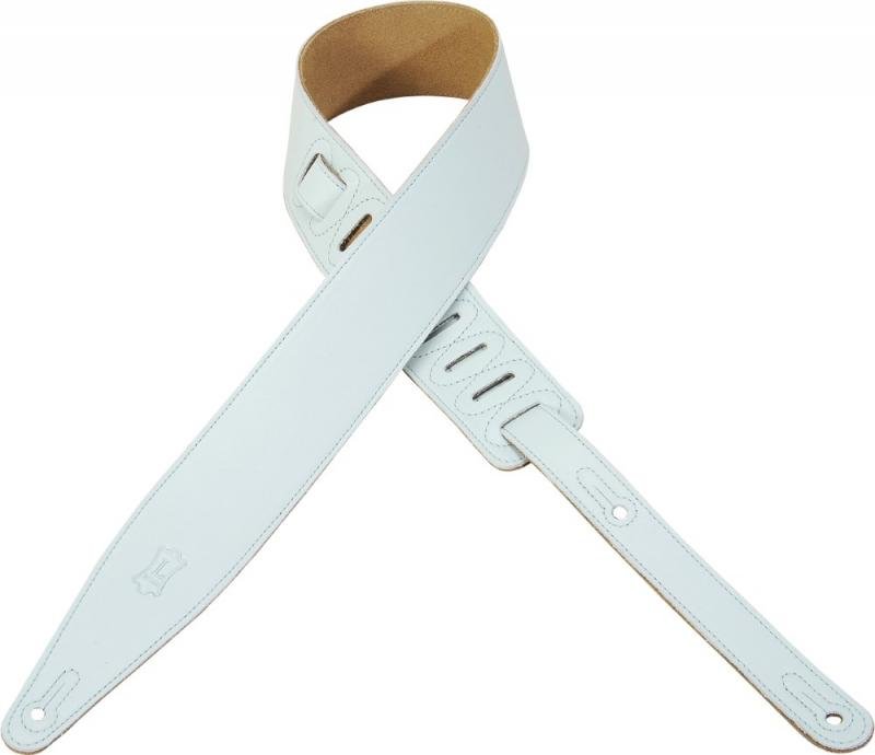 Levy's Kytarový popruh, broušená kůže, 6cm široký, 140cm dlouhý, tmavě modrý