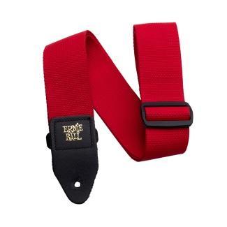 Ernie Ball Popruhy na kytaru, Červený, Šířka: 5cm, Nastavitelná délka: 104-182cm