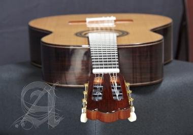 Alhambra ALH-J.M. Moreno + caseAlhambra Gitár José Miguel Moreno Serie C Cédrus, tömör indiai rózsaf
