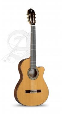 Alhambra ALH-5P CT E2Alhambra Gitár indiai rózsafa, ébenfa fogólap és belső erősítés a nyakon. Fishm