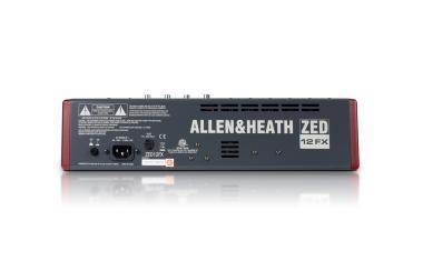 Allen&Heath AH-ZED12FX analóg keverő, 6 monó/3 sztereó csatorna, 3 AUX, USB, effekt