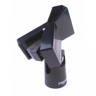PROEL APM30 Mikrofon kengyel, csiptetős, fekete, ABS, d: min - max: 20 - 32 mm