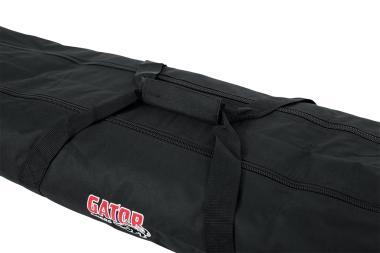 Gator GPA-SPKSTDBG-58DLX Állvány táska, 2db hangfal vagy 6db mikrofon állvány részére, 147 cm belső, 2 cipzáras rekessz