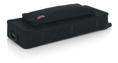 Gator GK-49 Könnyű, EPS szivacsos, merev keyboard táska kerékkel, 49 billentyűs hangszerhez