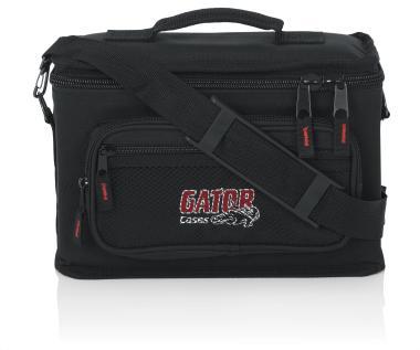 Gator GM-4 Bélelt tok 4 darab mikrofonhoz, külső zsebekkel kábelekhez