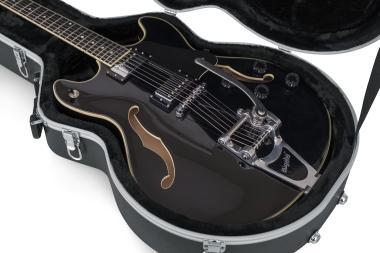 Gator GC-335 Deluxe öntött műanyag keménytok 335-ös stílusú üreges testű elektromos gitárhoz
