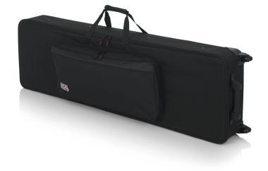Gator GK-88 SLIM Keskeny, könnyű, EPS szivacsos, merev keyboard táska kerékkel, 88 billentyűs hangszerhez