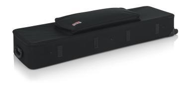 Gator GK-88 SLIM Keskeny, könnyű, EPS szivacsos, merev keyboard táska kerékkel, 88 billentyűs hangszerhez