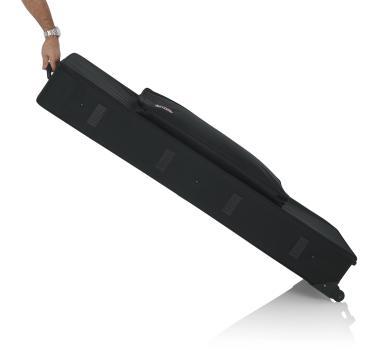 Gator GK-88 SLIM Keskeny, könnyű, EPS szivacsos, merev keyboard táska kerékkel, 88 billentyűs hangszerhez