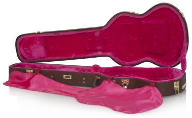 Gator GW-SG-BROWN Deluxe fa keménytok SG fazonú elektromos gitárhoz, vintage barna borítás