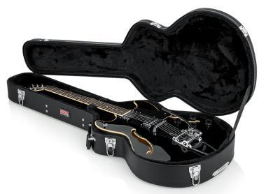 Gator GWE-335 Economy fa keménytok 335-ös stílusú üreges testű elektromos gitárhoz