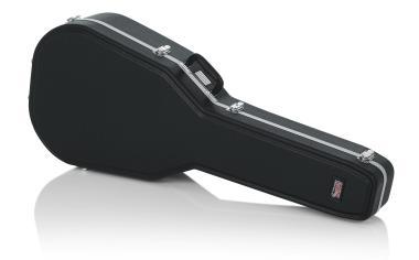 Gator GC-DEEP BOWL Deluxe ABS öntött műanyag keménytok kerek hátú akusztikus gitárhoz