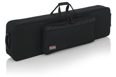Gator GK-76-SLIM Keskeny, könnyű, EPS szivacsos, merev keyboard táska kerékkel, 76 billentyűs hangszerhez