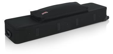Gator GK-76-SLIM Keskeny, könnyű, EPS szivacsos, merev keyboard táska kerékkel, 76 billentyűs hangszerhez