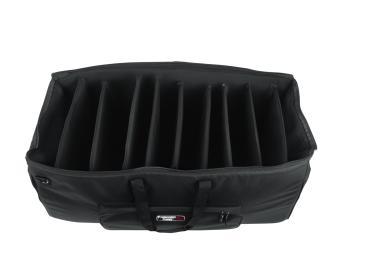 Gator GP-EKIT3616-BW Elektromos dob felszereléshez táska, kerekkel. Belső: 91,5x40,5x40,5 cm