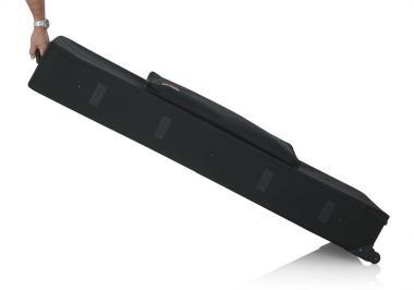 Gator GK-88 SLXL Extra hosszú, könnyű, EPS szivacsos, merev keyboard táska kerékkel, 88 billentyűs hangszerhez