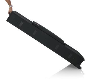 Gator GK-88 XL Hosszú, könnyű, EPS szivacsos, merev keyboard táska kerékkel, 88 billentyűs hangszerhez