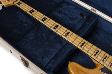 Gator GW-JM BASS Deluxe fa keménytok basszusgitárhoz, elegáns vintage külső, bézs