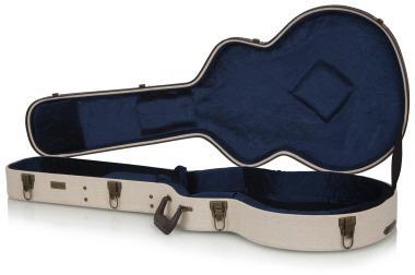 Gator GW-JM 335 Deluxe fa keménytok 335-ös stílusú üreges testű elektromos gitárhoz, elegáns vintage külső, bé