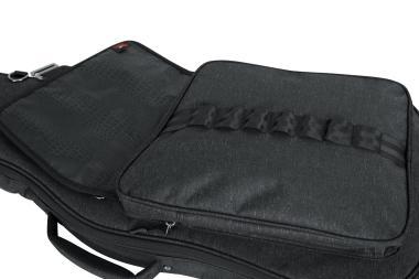 Gator GT-ELECTRIC-BLK Transit puhatok elektromos gitárhoz, merev belső kialakítás, 20 mm vastag bélés, fekete