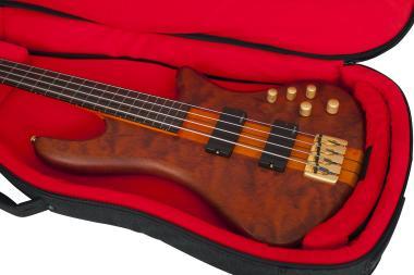 Gator GT-BASS-BLK Transit puhatok basszusgitárhoz, merev belső kialakítás, 20 mm vastag bélés, fekete