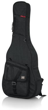 Gator GT-ACOUSTIC-BLK Transit puhatok akusztikus gitárhoz, merev belső kialakítás, 20 mm vastag bélés, fekete
