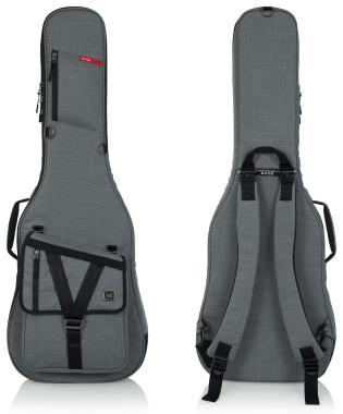 Gator GT-ELECTRIC-GRY Transit puhatok elektromos gitárhoz, merev belső kialakítás, 20 mm vastag bélés, szürke