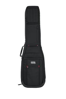 Gator G-PG BASS 2X Pro-Go széria, két basszusgitár táska gyapjú belsővel, eltávolítható pántokkal