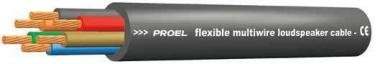 Proel Multicore kabel, 6x2,5mm, 12,9mm průměr, černý