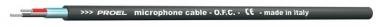 Proel Mikrofonní kabel 2 x 0,14 mm2, černý, PVC Ø 6,00 mm, 100 m