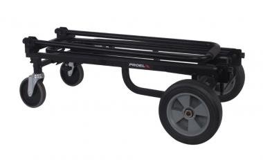 PROEL stojan, víceúčelový vozík 120cm, černý