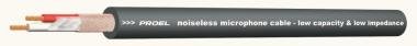 Proel Mikrofonní kabel 2 x 0,25 mm², pletené stínění, černý, PVC Ø 6,30 mm (100 m)