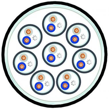PROEL CMD02 AES/EBU digitális jelkábel, szereletlen, 110 Ohm, 2 érpár, fekete