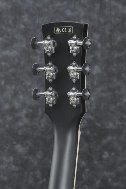 Ibanez PC típusú elektroakusztikus gitár, fekete. Beépített elektronika, hangológép