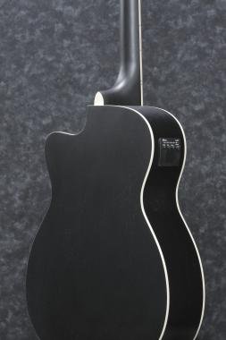 Ibanez PC típusú elektroakusztikus gitár, fekete. Beépített elektronika, hangológép