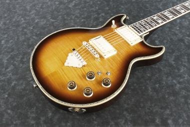 Ibanez AR420-VLS elektromos gitár, SG forma, Super 58 hangszedők, Violin Sunburst színben