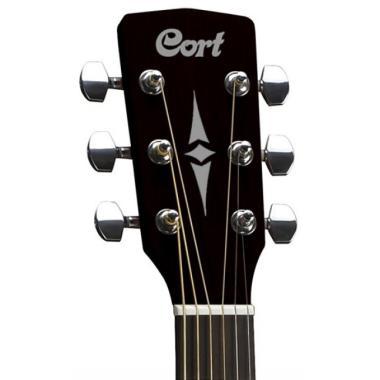 Cort Co-AF510-BKS akusztikus folkgitár, matt fekete