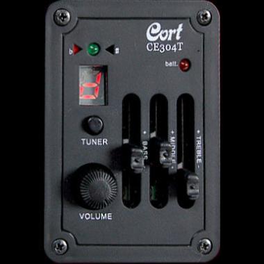 Cort Co-CEC-1-OP klasszikus gitár elektronikával, matt natúr