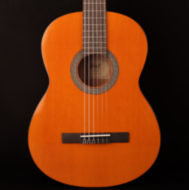 Cort Co-AC100DX-YT klasszikus gitár deluxe, sárga árnyalatú