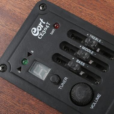 Cort Co-MR500E-OP akusztikus gitár elektronikával, matt natúr