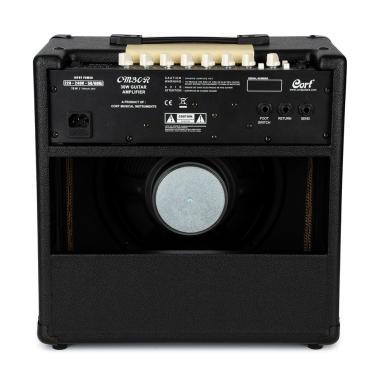 Cort Co-CM30R-BK gitárerősítő zengetővel, 30 Watt, Bluetooth, fekete
